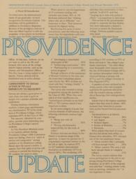 Providence College Magazine 1978 November