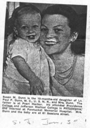 Mrs. Dunn with daughter Susan