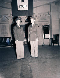 Reverenc Edward P. Doyle with fellow Army Chaplain