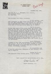 Letter from Reverend Albert Drexelius, O.P. to Reverend Terence S. McDermott, O.P.